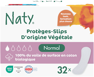 Salvaslip compostabili ripiegati Naty