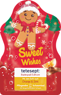 Habfürdő Sweet Wishes narancs és fahéj illattal tetesept