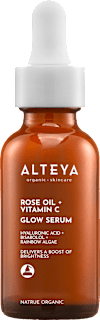 Био серум за лице с розово масло Luminous Rose ALTEYA organics