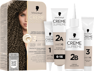 barva na vlasy Creme Supreme 6-16 Chladná popelavě tmavá blond Schwarzkopf CREME SUPREME