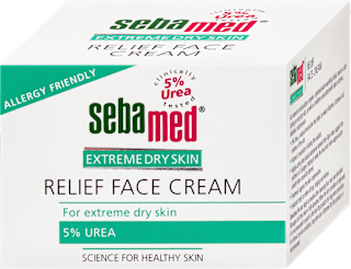 zklidňující denní pleťový krém Urea 5 % sebamed