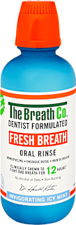 Szájvíz jeges mentol ízesítéssel The Breath Co