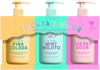 Set regalo Cocktail Hour con tre bagnodoccia YES STUDIO