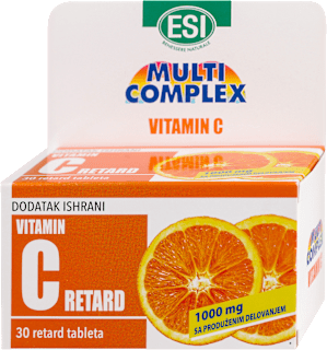 MULTI COMPLEX VITAMIN C 100mg tablete RETARD sa produženim dejstvom ESI
