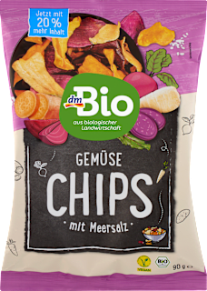 Zeleninové čipsy  dmBio