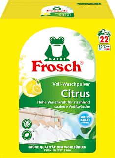 Vollwaschmittel Pulver Citrus Frosch