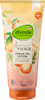 tělové olejové mléko Aroma Energie alverde NATURKOSMETIK