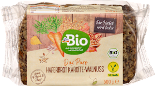 Brot, Das Pure Hafer mit Karotten & Walnüssen dmBio