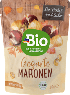 Gegarte Maronen verzehrfertig dmBio