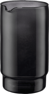 Karaffe aus Glas (1 Liter), anthrazit, 1 St