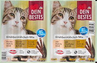 Jutalomfalat-rudacskák mix macskáknak, 10 x 5 g Dein Bestes