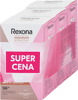 Krémový antiperspirant Maximum Protection Confidence - 3x45 ml Rexona