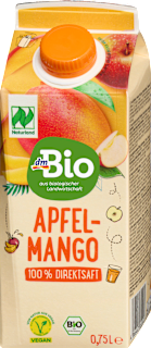 Bio jabolčni sok z mangovo kašo dmBio