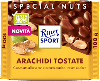 Cioccolato con arachidi tostate Ritter SPORT