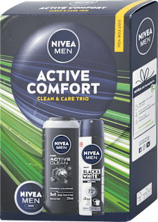 Darčekové balenie Active Comfort Clean & Care Trio NIVEA MEN