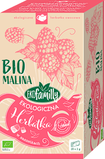 Herbata owocowa Malina BIO (20 x 2 g) EKOfamilly