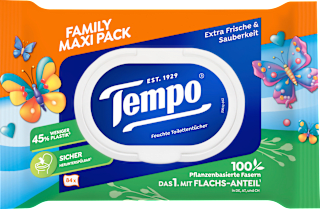 Feuchtes Toilettenpapier Family Maxi Pack Tempo