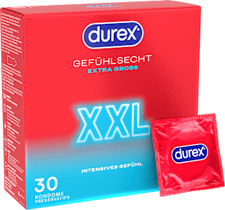 Kondome Gefühlsecht Extra Groß XXL, Breite 60mm Durex