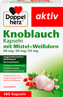 Knoblauch Kapseln mit Mistel + Weißdorn Doppelherz