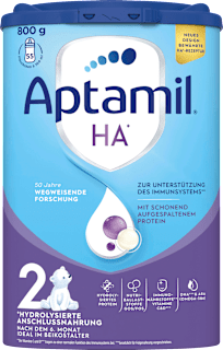Folgemilch 2 HA  nach dem 6. Monat Aptamil