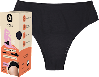 Periodenunterwäsche Slip Cheeky schwarz Gr. L dais