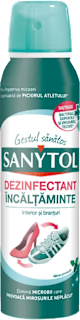 Dezinfectant odorizant pentru pantofi SANYTOL