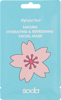 Mască de față hidratantă Sakura soda