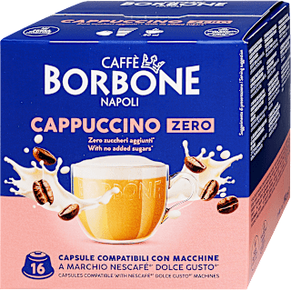 Kapszulás Zero cappuccino, 16 kapszula Caffé Borbone