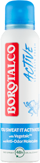 deodorant sprej Active Sea salts fresh Borotalco