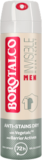 MEN deodorant sprej Invisible Musk Scent Borotalco