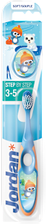 dětský zubní kartáček Step 2 3-5 let Soft Jordan