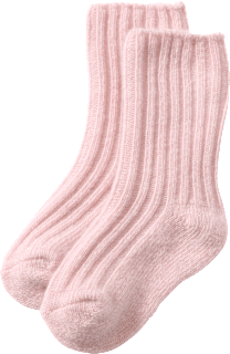 Socken mit Bio-Wolle, rosa, Gr. 23/26 ALANA
