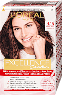 Tartós hajfesték, jeges barna 4.15 L'ORÉAL PARiS EXCELLENCE Creme