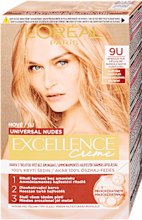 Tartós hajfesték, nagyon világosszőke 9U L'ORÉAL PARiS EXCELLENCE Creme