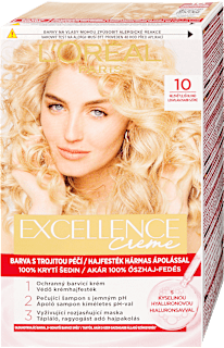 Tartós hajfesték, legvilágosabb szőke 10 L'ORÉAL PARiS EXCELLENCE Creme