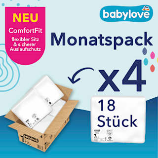 Bugyipelenka XXL, 7-es méret, 18+ kg, havi csomag babylove