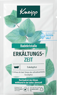 Badekristalle Erkältungszeit Kneipp