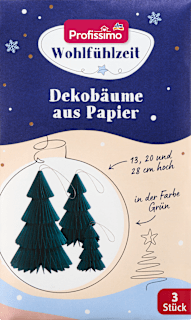 Okrasna drevesca iz papirja, več različic Profissimo