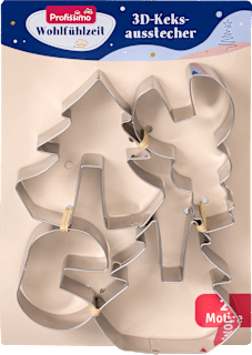 Set izrezivača za kekse 3D Profissimo