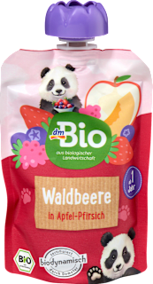 Quetschbeutel Waldbeere, ab 1 Jahr  dmBio