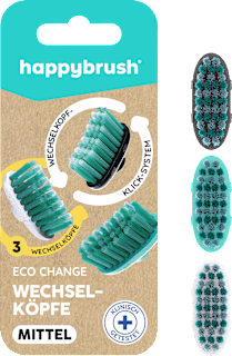 Aufsteckbürsten Eco Change Nachfüllpack happybrush