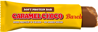 Barretta proteica cioccolato e caramello Barebells