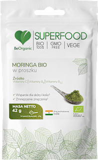 Moringa BIO w proszku BeOrganic