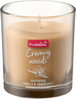 Duftkerze im Glas Creamy Woods Profissimo