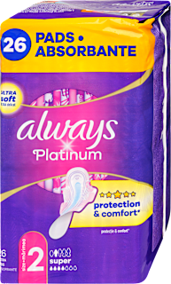 Egészségügyi betét Platinum, 2-es méret, super always