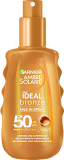 sprej na opalování IDEAL bronze SPF50 GARNIER AMBRE SOLAIRE