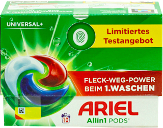 Detergent capsule AIO universal 10 spălări ARIEL