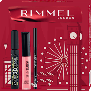 Szempillaspirál, szájfény és szemceruza ajándékcsomag RIMMEL LONDON