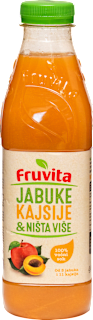 Voćni sok od jabuke i kajsije Fruvita