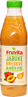 Voćni sok od jabuke i breskve Fruvita